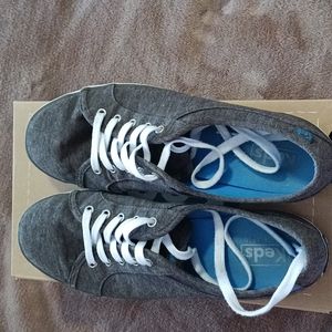Gray Keds shoes